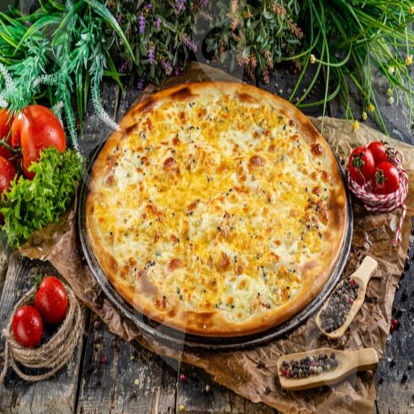 Фокачча с кунжутом и сыром
