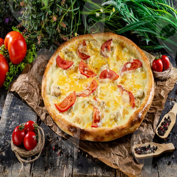 Пицца Сырная цыпа