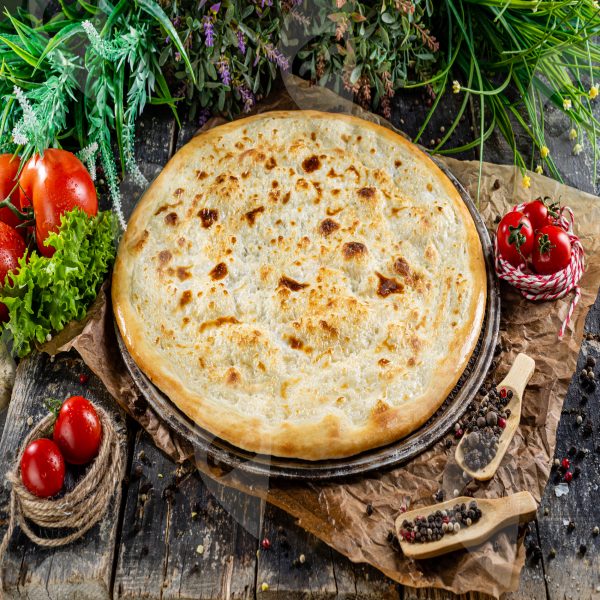 Фокачча с чесноком и сыром